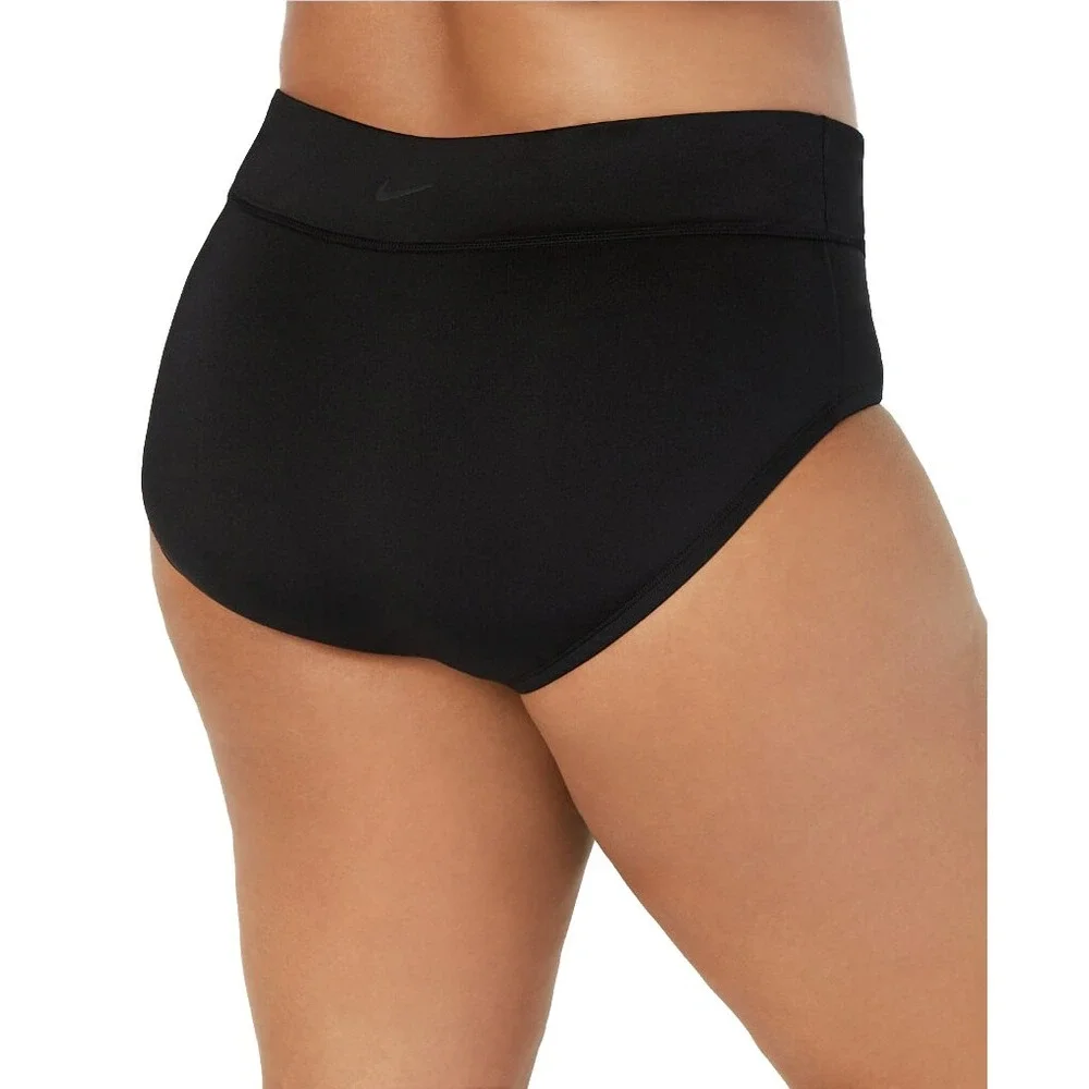 NIKE Womens Hipster Bikini Bottoms Plus Size 3X Black Swim NESS9339DS 001